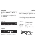 Preview for 2 page of Rolls RDB109 Quick Start Manual