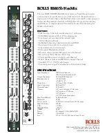 Rolls RM65b HEXMIX Specifications предпросмотр