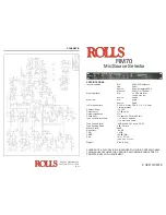 Rolls RM70 User Manual preview