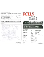 Rolls RM74 User Manual предпросмотр