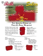 Rolls ROLLS SOLAR 5000 Datasheet preview