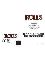 Rolls RPB623 Quick Start Manual preview