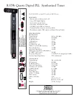 Предварительный просмотр 1 страницы Rolls RS79B Specifications