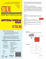 Rolls VP29 Specifications preview