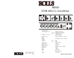 Rolls ZONE WOLF Quick Start Manual предпросмотр