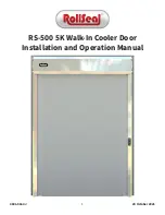 Preview for 1 page of RollSeal RS-500 5K Installation And Operation Manual