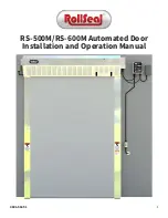 RollSeal RS-500M Installation And Operation Manual preview