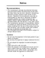 Preview for 4 page of Rolodex Agenda Digital Personal RF-8110 User Manual