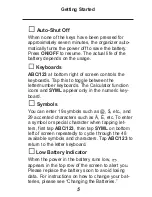 Preview for 6 page of Rolodex Agenda Digital Personal RF-8110 User Manual