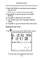 Preview for 11 page of Rolodex Agenda Digital Personal RF-8110 User Manual