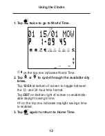 Preview for 13 page of Rolodex Agenda Digital Personal RF-8110 User Manual