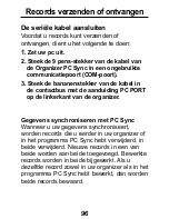 Preview for 44 page of Rolodex Executive Organizer RF-1000 (Dutch) Gebruikershandleiding