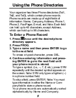 Предварительный просмотр 10 страницы Rolodex RF-2296 User Manual