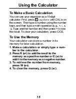 Предварительный просмотр 16 страницы Rolodex RF-2296 User Manual