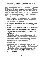 Предварительный просмотр 21 страницы Rolodex RF-2296 User Manual