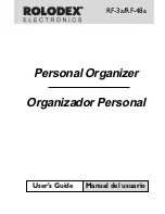 Preview for 1 page of Rolodex RF-3A User Manual