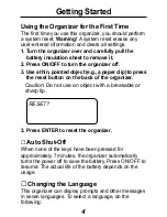 Preview for 5 page of Rolodex RF-3A User Manual