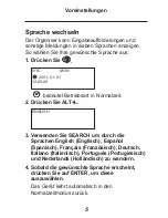 Preview for 7 page of Rolodex RF-8001 (German) Bedienungsanleitung