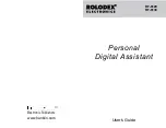 Rolodex RF-8120 User Manual preview