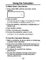 Preview for 14 page of Rolodex RF411-12 User Manual