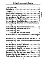 Preview for 2 page of Rolodex Rolodex RF-384 (German) Bedienungsanleitung