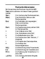 Preview for 11 page of Rolodex Rolodex RF-384 (German) Bedienungsanleitung