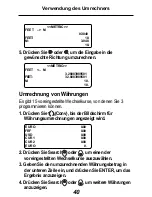 Preview for 41 page of Rolodex Rolodex RF-384 (German) Bedienungsanleitung