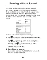 Preview for 13 page of Rolodex Rolodex RF-8121 User Manual