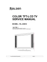 Preview for 1 page of Rolsen RL-20S10 Service Manual