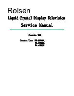 Предварительный просмотр 1 страницы Rolsen RL-32B01 Service Manual