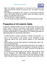 Preview for 8 page of ROM Elektronik E-Field 1 Manual