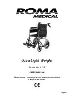 Preview for 1 page of Roma Medical 1232 User Manual