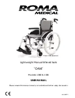 Roma Medical 1300 User Manual preview