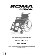 Roma Medical 1500 User Manual preview