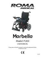 Roma Medical Marbella P200 User Manual preview