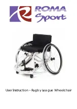 Roma Sport Rugby League Wheelchair User Instruction preview