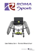 Roma Sport Tennis Wheelchair User Instruction preview