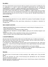 Preview for 2 page of Roma Sport Tennis Wheelchair User Instruction