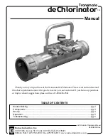Romac Industries Inc. Transmate deChlorinator Manual preview