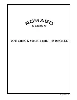 Предварительный просмотр 10 страницы ROMAGO DESIGN Auto Active Light-On User Manual