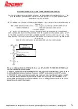 Preview for 5 page of ROMANOFF CIMO ST. LOUIS MINIMIX Instruction Manual