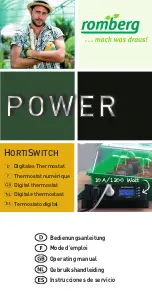 Romberg HortiSwitch Operating Manual предпросмотр