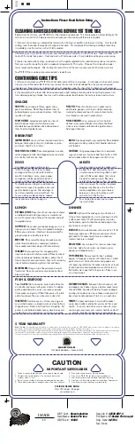 Preview for 2 page of ROME Double Pie Iron Basic Instructions