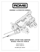 ROME TRCW-20 Operator'S Manual preview