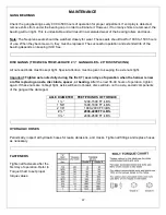 Preview for 47 page of ROME TRCW-20 Operator'S Manual