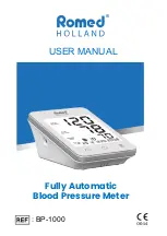 Romed-Holland BP-1000 User Manual preview