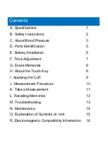 Preview for 2 page of Romed-Holland BP-1000 User Manual