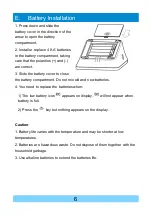 Preview for 8 page of Romed-Holland BP-1000 User Manual