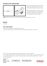 Предварительный просмотр 2 страницы RoMedic ComfortCushion Manual