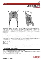 Preview for 1 page of RoMedic DisposableSling Manual